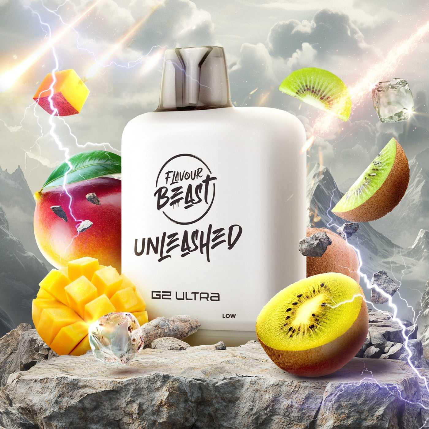 EPIC KIWI MANGO ICED LEVEL X UNLEASHED G2 ULTRA 50K POD pod