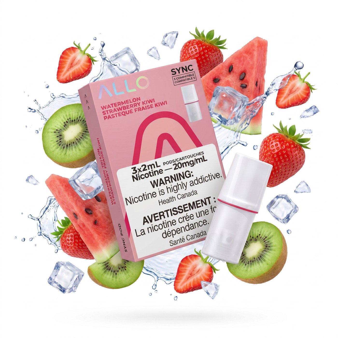 WATERMELON STRAWBERRY KIWI ALLO SYNC POD PACK