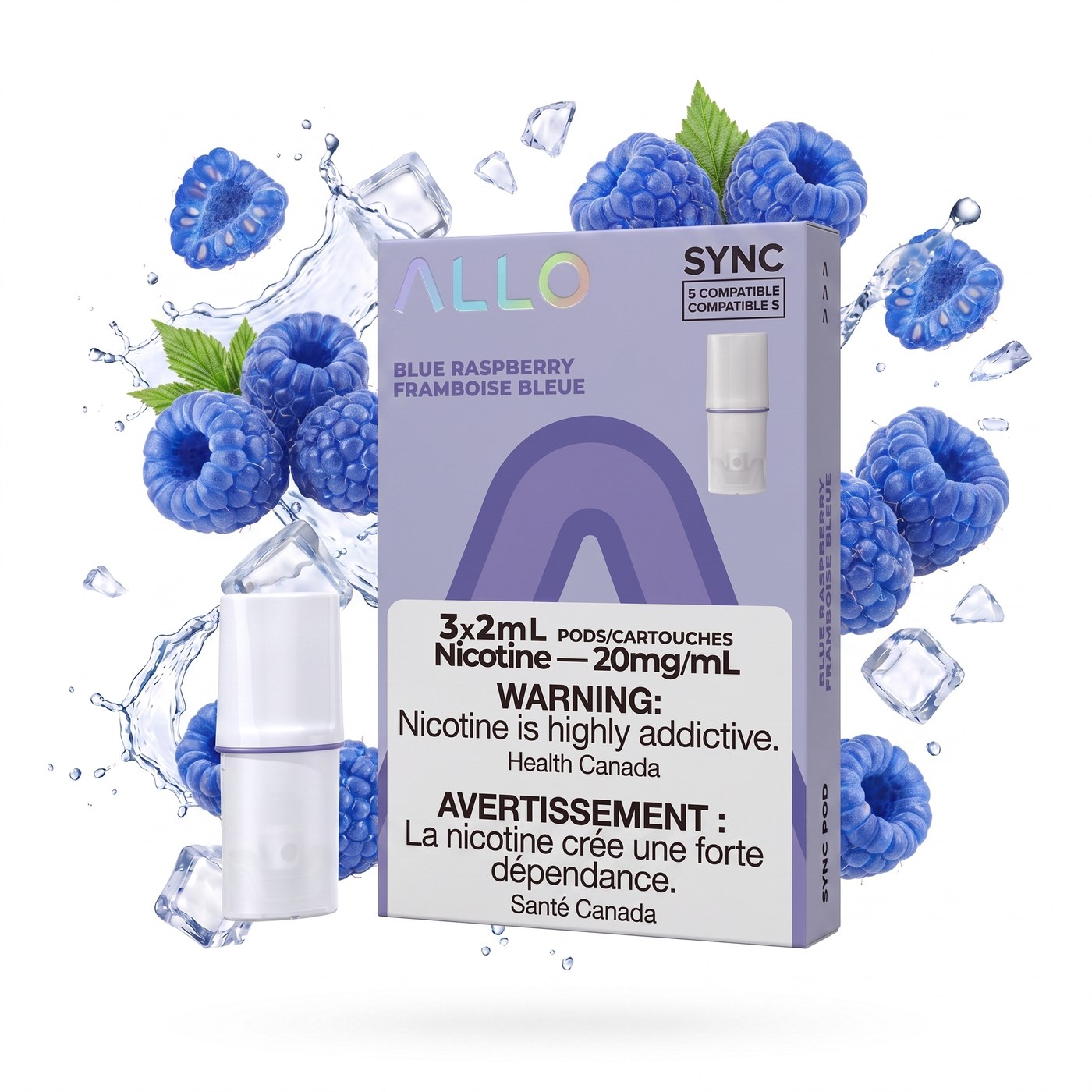 BLUE RASPBERRY ALLO SYNC POD PACK