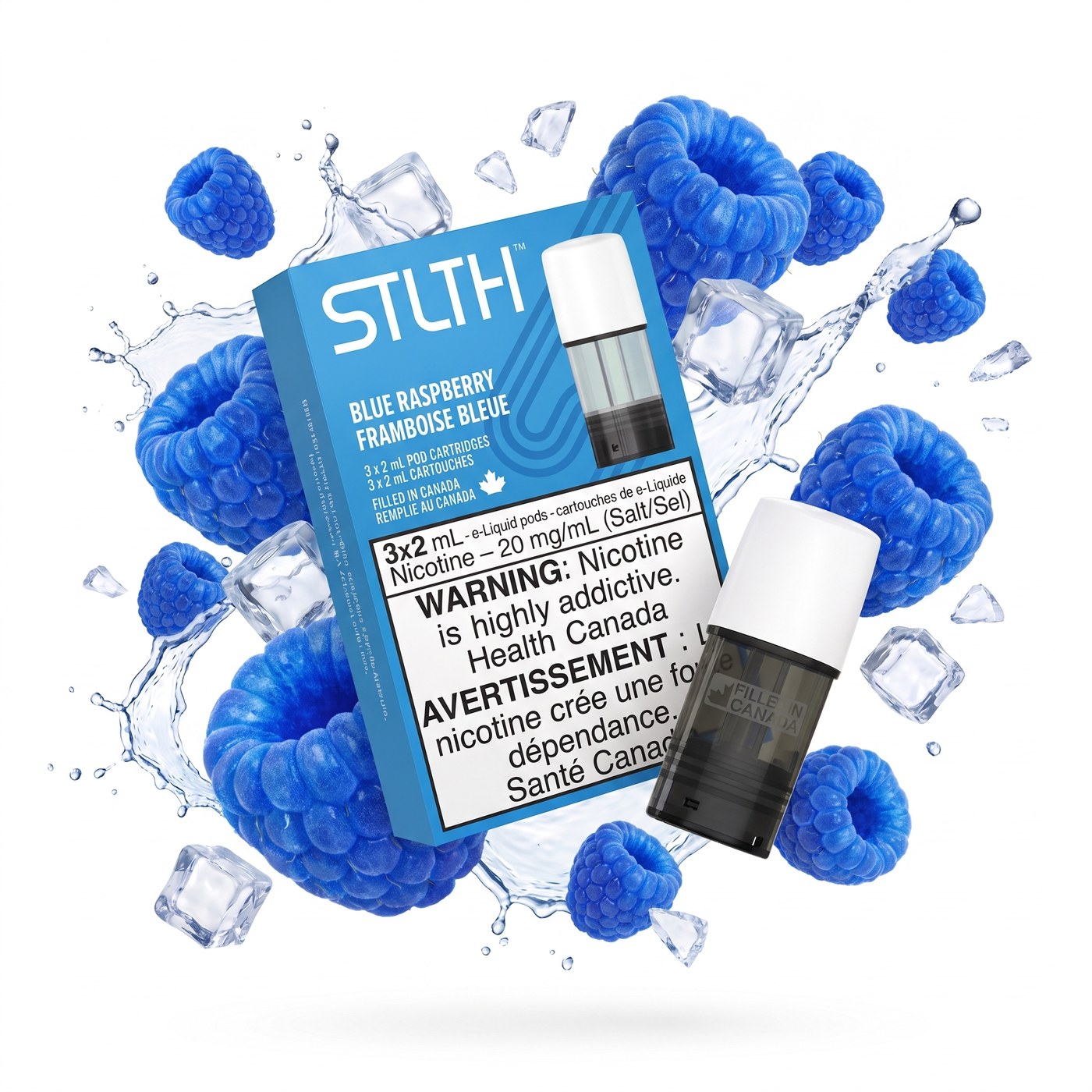 BLUE RASPBERRY STLTH POD PACK