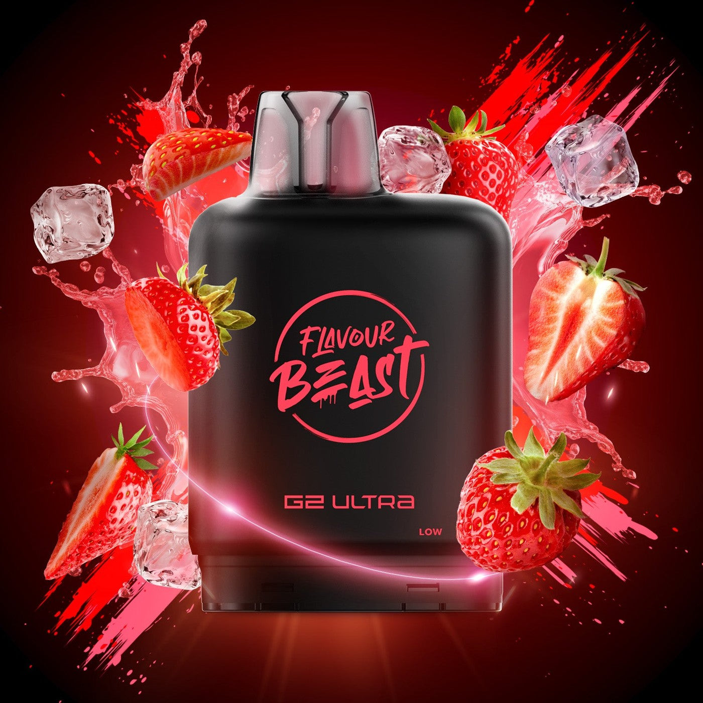 CHUGGIN' STRAWBERRY CLASSIC (ICED) LEVEL X G2 ULTRA 50K POD pod