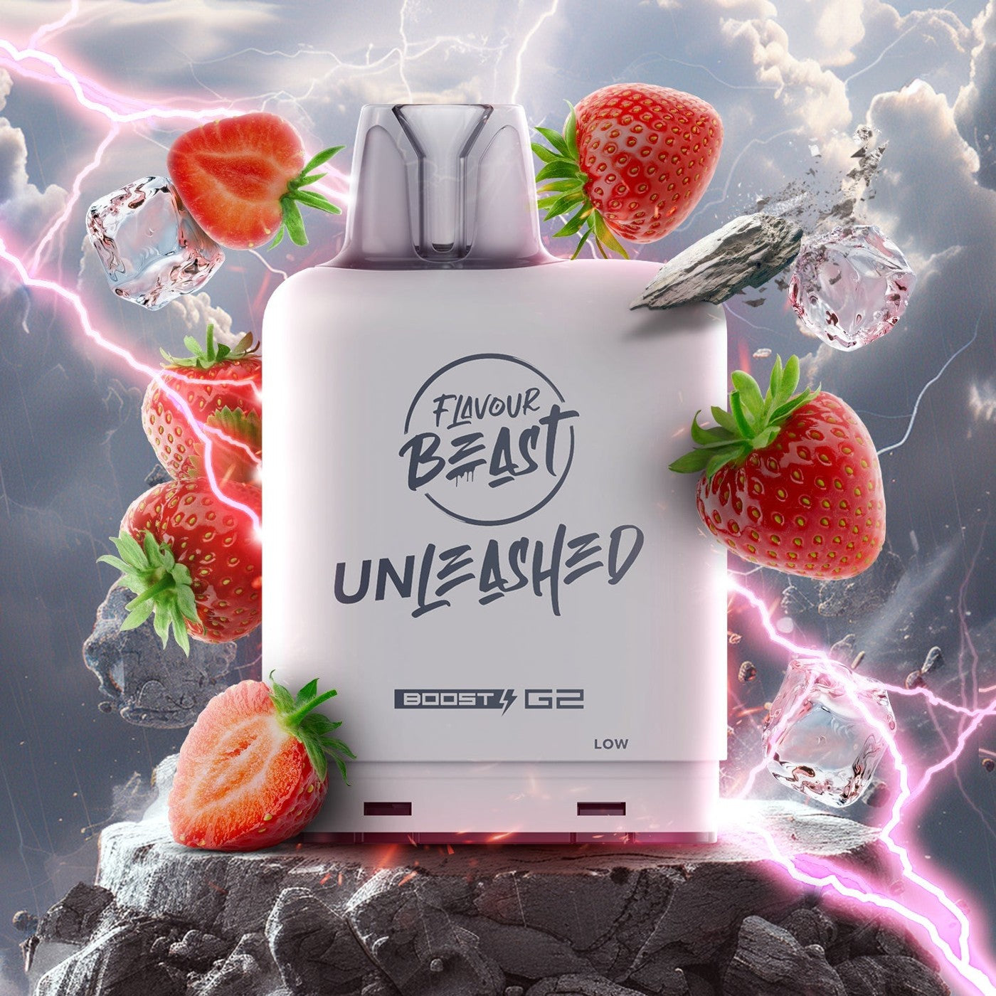 EPIC STRAWBERRY LEVEL X UNLEASHED BOOST G2 32K POD pod
