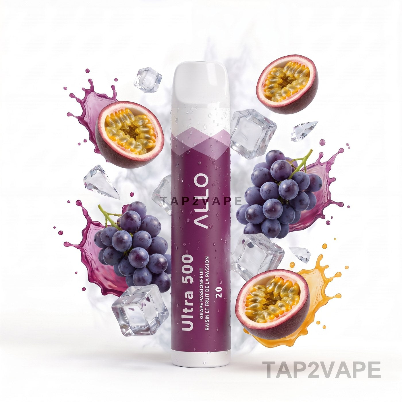 GRAPE PASSIONFRUIT ALLO ULTRA 500