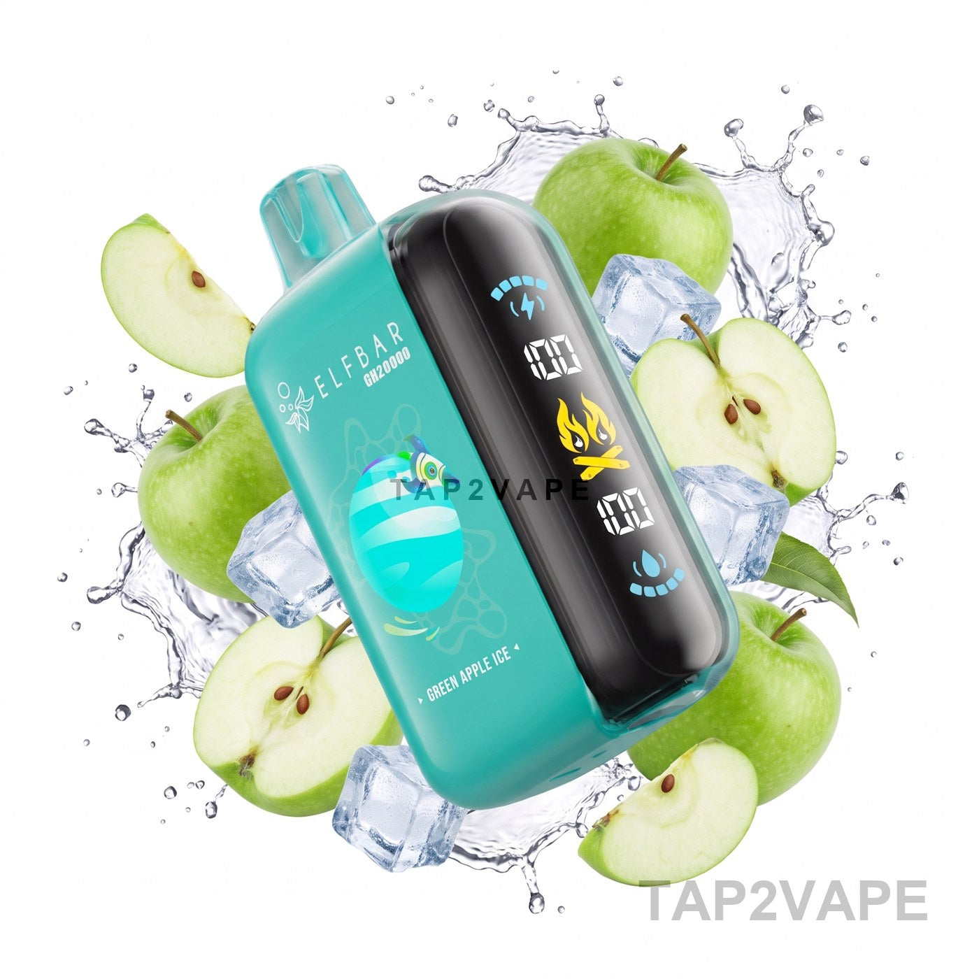 GREEN APPLE ICE ELF BAR GH20000