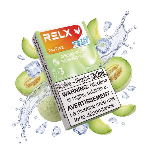 GREEN MELON ICE RELX PRO 2 POD PACK