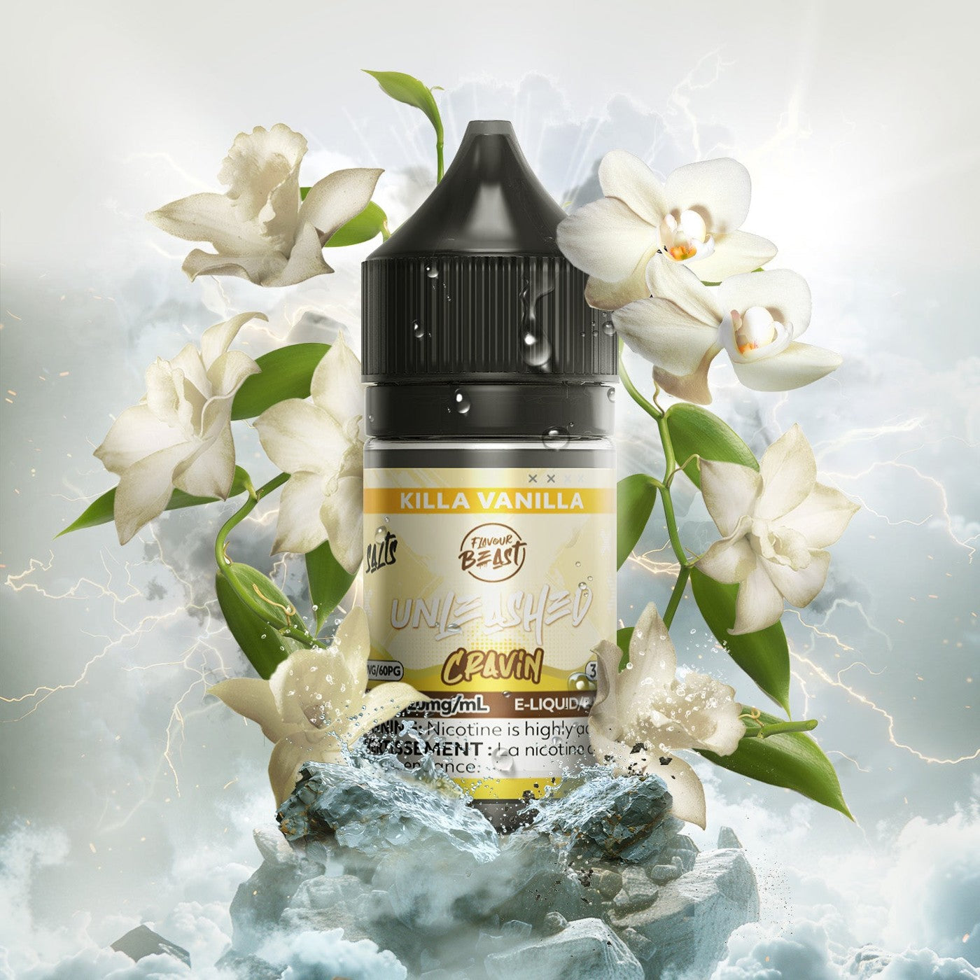 KILLA VANILLA FLAVOUR BEAST 30mL salt nic e-liquid