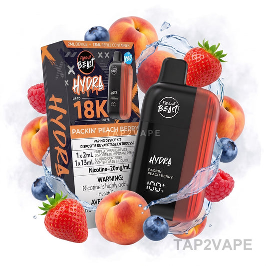 PACKIN' PEACH BERRY FLAVOUR BEAST HYDRA