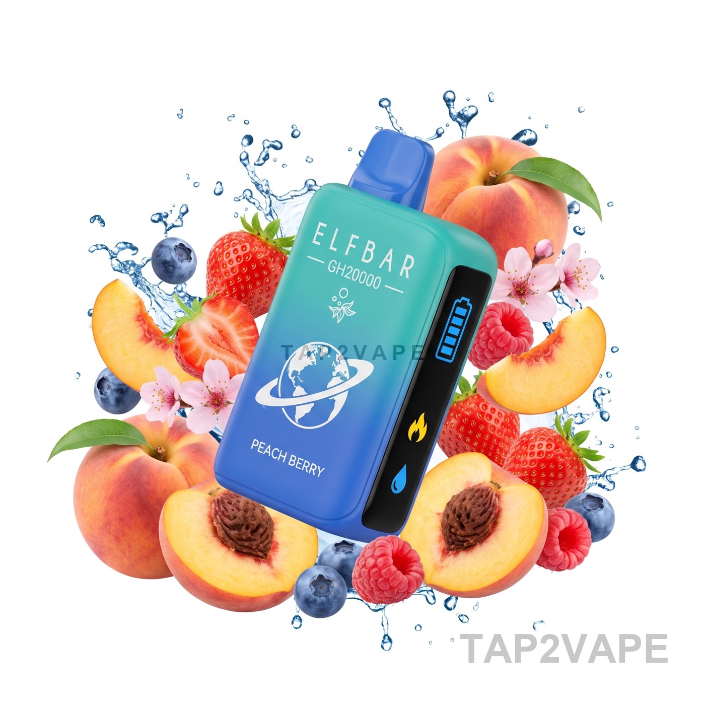 PEACH BERRY ELF BAR GH20000