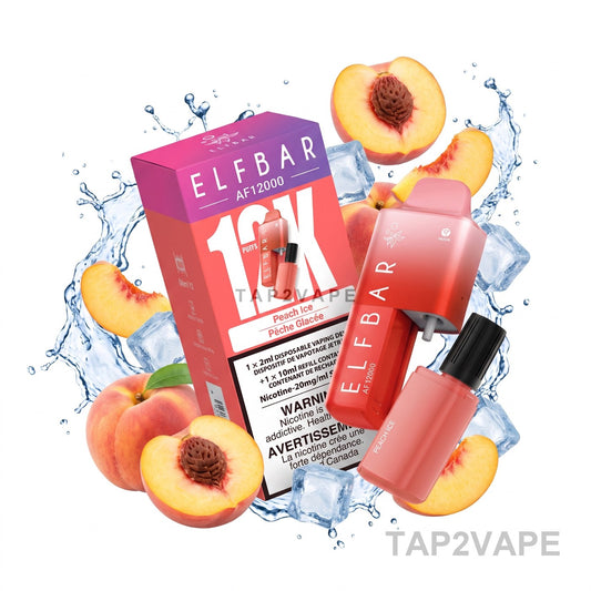 PEACH ICE ELF BAR AF12000