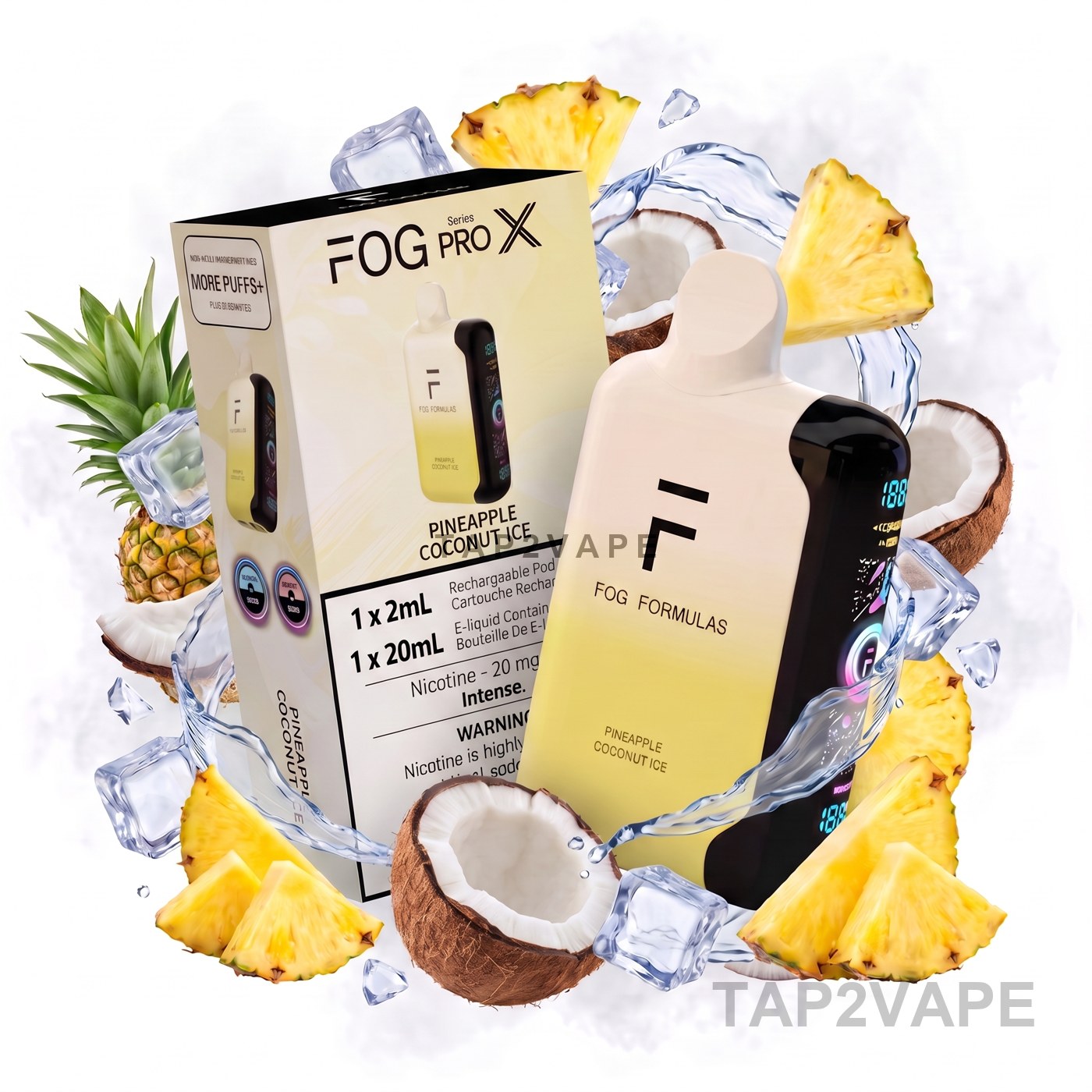 PINEAPPLE COCONUT ICE FOG PRO X