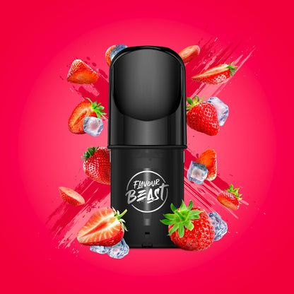 SIC STRAWBERRY ICED FLAVOUR BEAST POD PACK pod pack