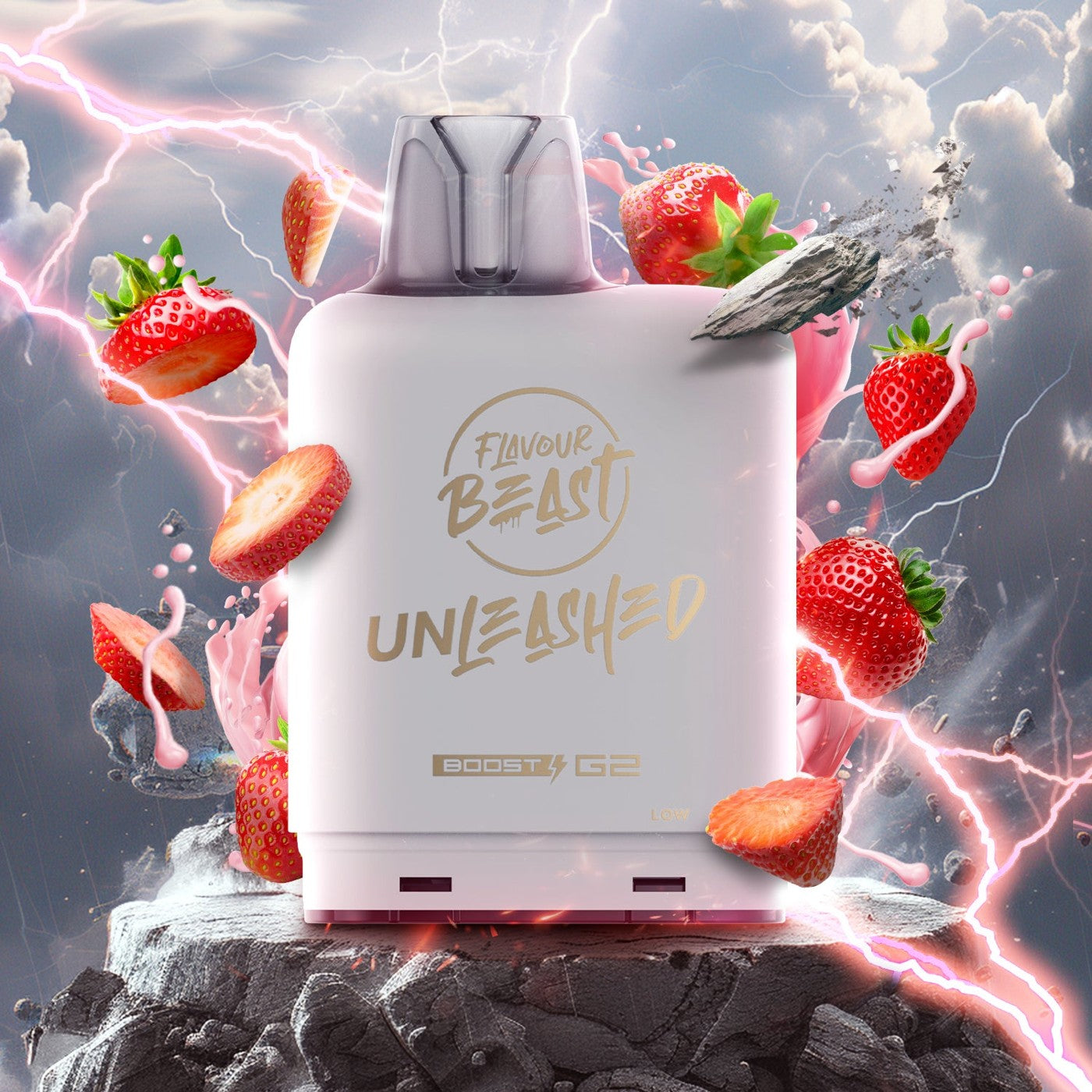 STRAWBERRY SWIRL LEVEL X UNLEASHED BOOST G2 32K POD pod