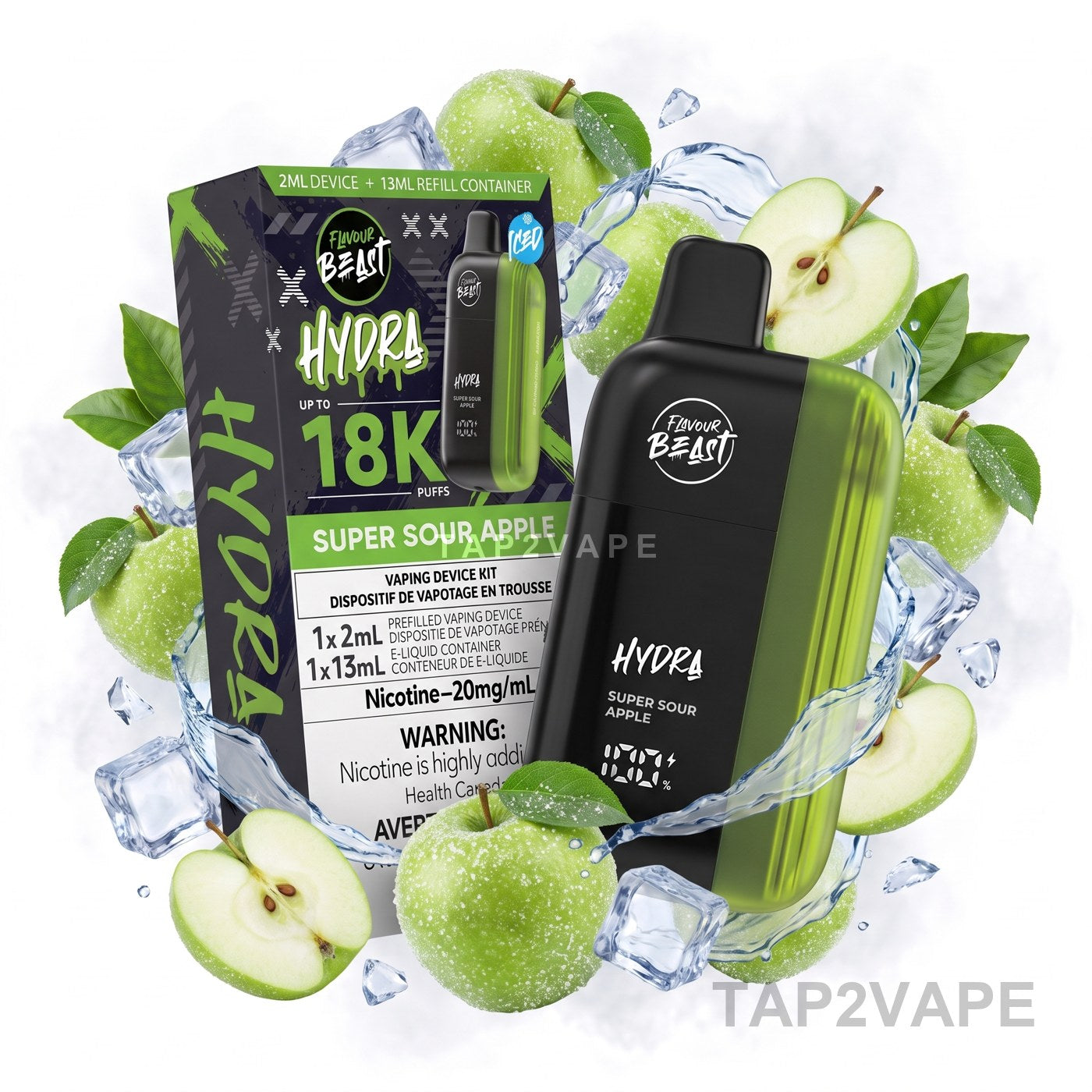 SUPER SOUR APPLE FLAVOUR BEAST HYDRA